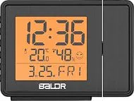 Часы проекционные BALDR B0367STHR, черные