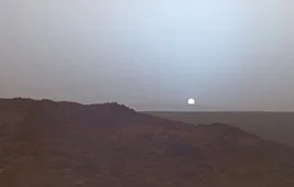 Закат на разных планетах