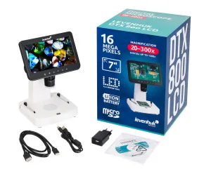 Микроскоп цифровой Levenhuk DTX 800 LCD, изображение 2