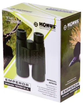 Бинокль Konus Emperor 12x50 WA Green, изображение 8