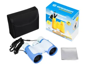 Бинокль детский Bresser Junior 3x30, синий, изображение 2