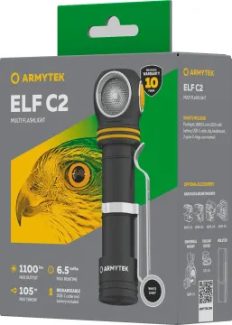 Мультифонарь Armytek Elf C2 USB Type-C, белый свет, изображение 6