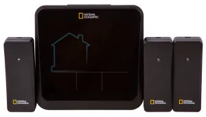 Метеостанция Bresser National Geographic VA с цветным дисплеем и тремя черными датчиками, изображение 4