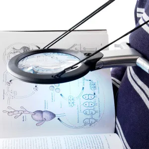 Лупа нашейная Veber 2/6х, 100/25 мм, с подсветкой (11B-1), изображение 4