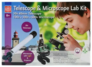 Набор EDU-TOYS: телескоп 30x и микроскоп 100–600x, изображение 2