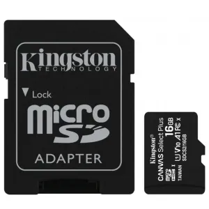 Карта памяти microSDHC Kingston 16 ГБ Canvas Select Plus UHS-I U1 A1   ADP (100/10 МБ/с), изображение 2