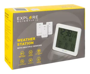 Метеостанция Explore Scientific с тремя датчиками, изображение 12