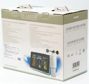 Метеостанция La Crosse WS6860-w с цветным экраном, белая, изображение 6