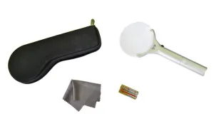 Лупа Bresser 2,5x/4x, 88 мм, LED, изображение 2