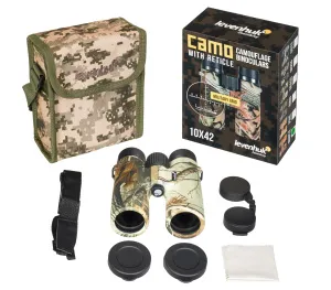 Бинокль камуфляжный Levenhuk Camo 10x42 с сеткой, изображение 5