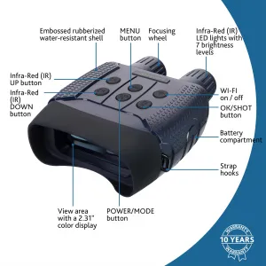 Бинокль цифровой ночного видения Levenhuk Discovery Night BL20 со штативом, изображение 15