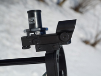 Окуляр 25 мм, установленный на телескоп